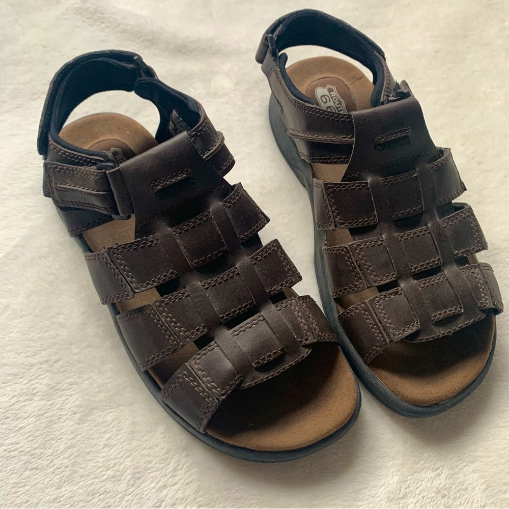Vintage 90's Mens Y2K Fisherman Sandals Route 66 Size 11